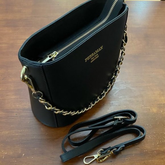 Persaman New York Livia Leather Saddle Bag - Picture 10 of 13